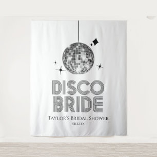 Tapiz Silver Disco Ball Disco Bridal Shower