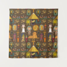 Símbolo de patrón jeroglífico egipcio antiguo