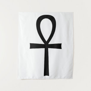Tapiz Símbolo de vida Ankh egipcio