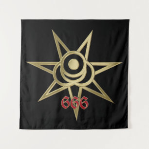 Tapiz Símbolo oculto septagram