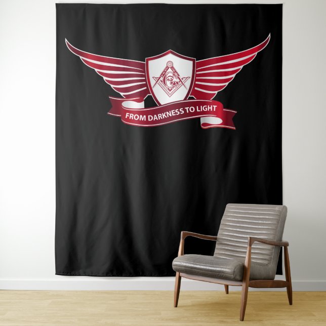 Tapiz Símbolo y escudo de masonería (In situ)