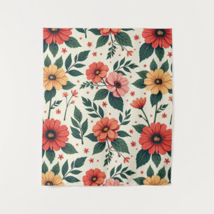 Tapiz Simetría floral clásica