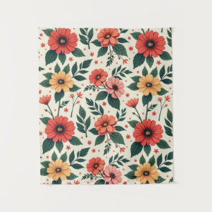 Tapiz Simetría floral clásica