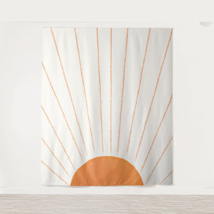 Tapiz Simple Boho Sun Sunrise