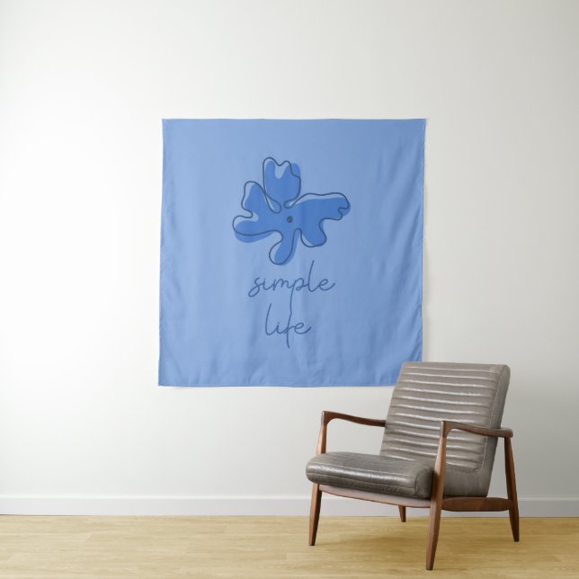 Tapiz Simple Life Minimalism Tapestry (In situ)