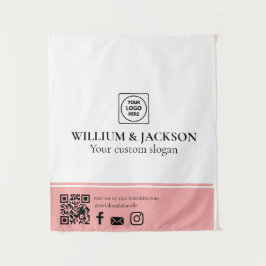 Tapiz Simple Logo QR Vendor Event Promotional Display