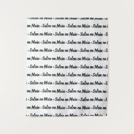 Tapiz Simple paso y repetir pequeña empresa personalizad