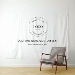 Tapiz Simple texto de logotipo personalizado sitio web t