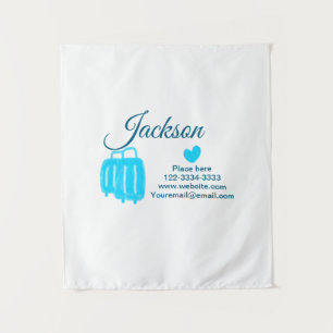 Tapiz Simple y mínimo añadir el nombre de texto lugar de