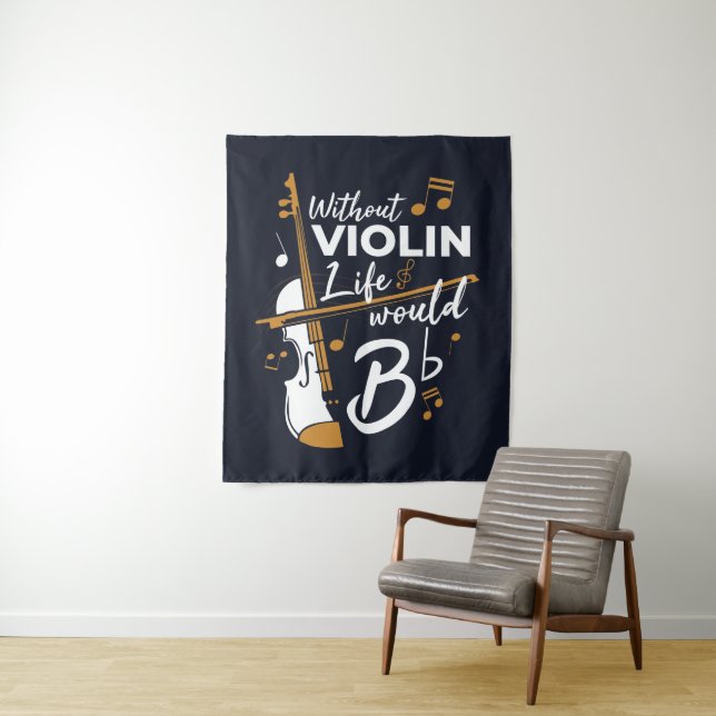 Tapiz Sin Violín, la vida sería música plana (In situ)