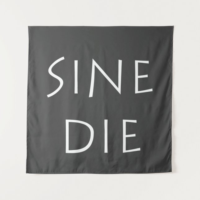 Tapiz Sine die (Anverso)