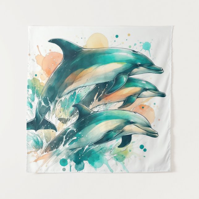 Tapiz Sinfonía acuática (Anverso)