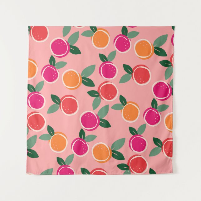 Tapiz Sinfonía de Cítricos Sunset (Anverso)