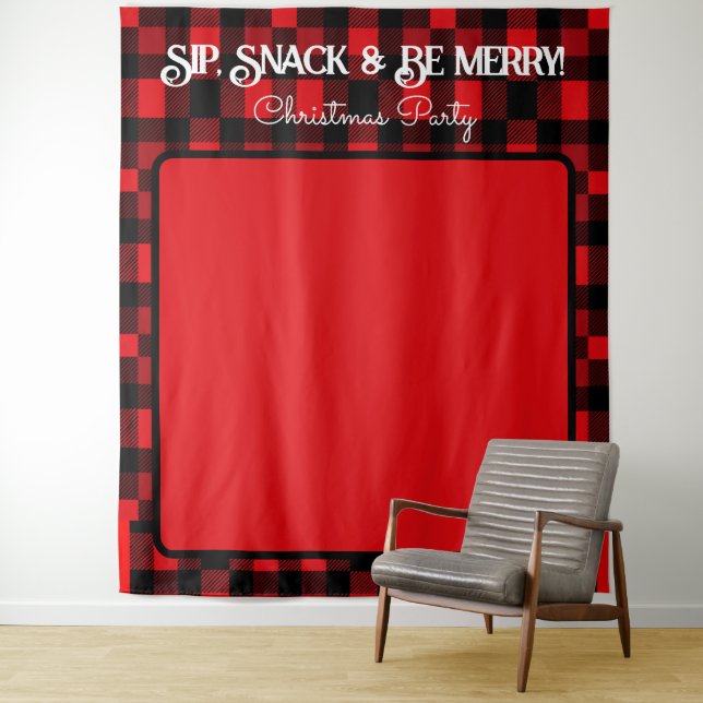 Tapiz Sip Snack & Be Merry Christmas Fiesta Backups (In situ)