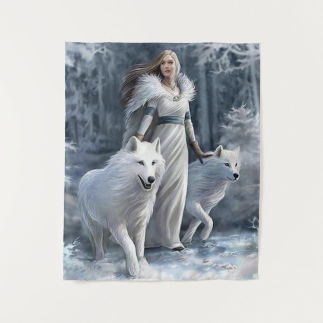 Tapiz Sister Wolves (Anverso)