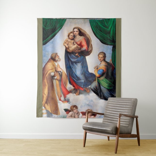 Tapiz Sistine Madonna, Raphael (In situ)