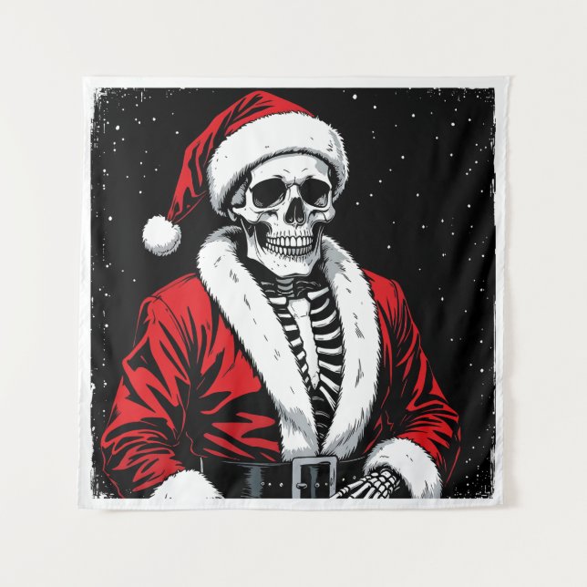 Tapiz Skeleton Santa (Anverso)