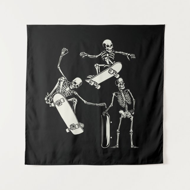 Tapiz Skeleton Skeleton Skeleton Halloween (Anverso)