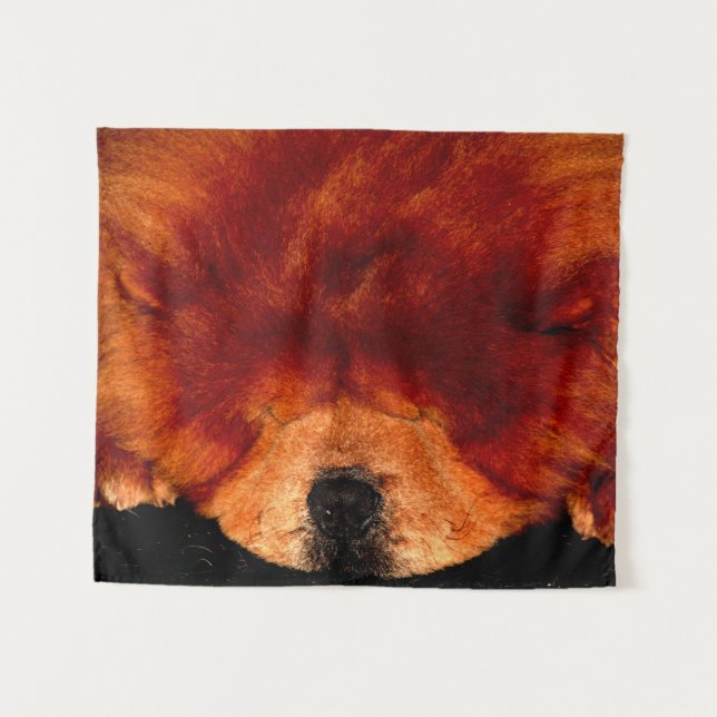 Tapiz Sleeping Chow Chow ww (Anverso (horizontal))