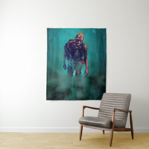 Tapiz SlipperyJoe figura de zombie aterradora aislada om