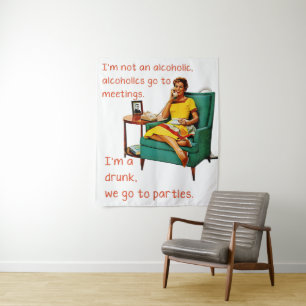 Tapiz SlipperyJoe socializando a la mujer de la cosecha 