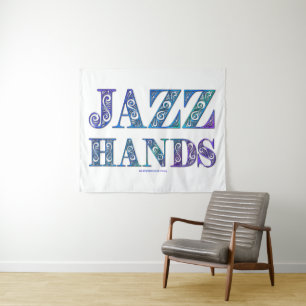 Tapiz SlipperyJoe's musical de Broadway Jazz Hands queer