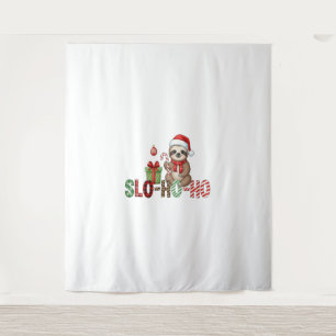 Tapiz Slo Ho Ho Xmas Sloth