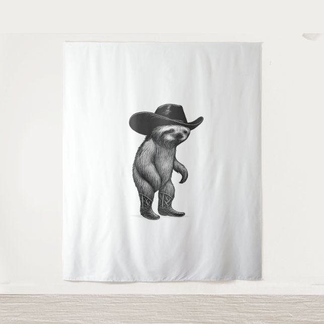 Tapiz Sloth Lazy Sleepy Sloth (Anverso)