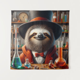 Tapiz Sloth Mad Scientist