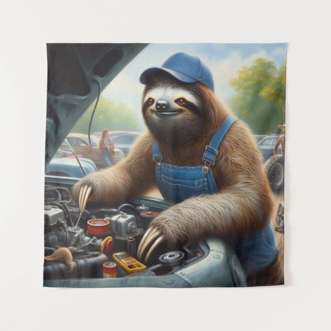 Tapiz Sloth Mechanic (Anverso)
