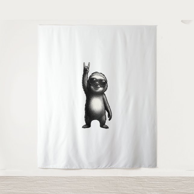 Tapiz Sloth Rocking Dance (Anverso)