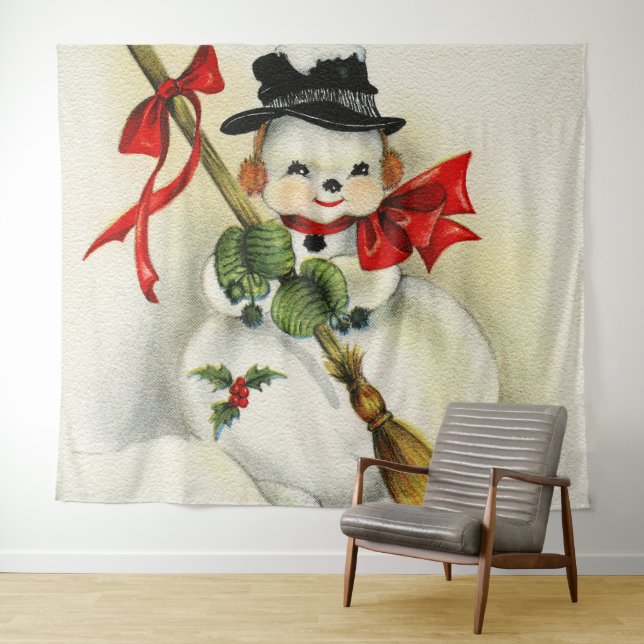Tapiz Snowman 001 (In situ (horizontal))