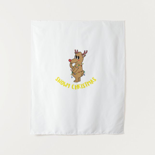 TAPIZ SNOWY CHRISTMAS (Anverso)