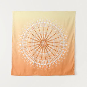 Tapiz Sol amarillo naranja Mandala