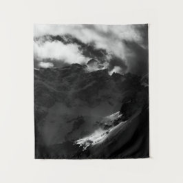 Tapiz Sol brillando en la majestuosa montaña