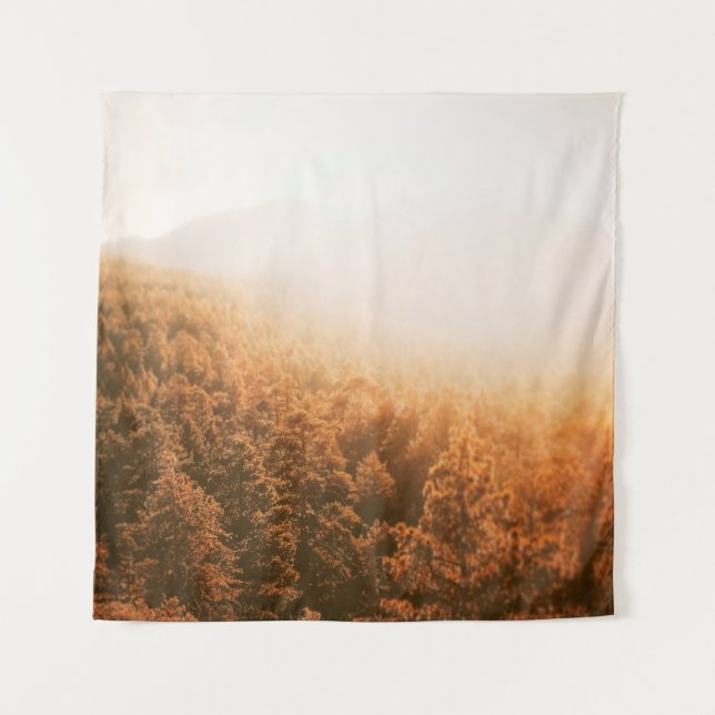 TAPIZ SOL DE ORO SOBRE UN BOSQUE (Anverso)