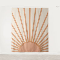 Sol Sunrise Earth Tones Terracotta Retro Sunshine