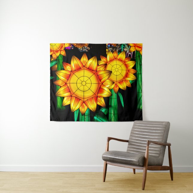 Tapiz Solar Flare Sunflowers  (In situ (horizontal))