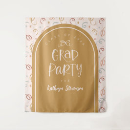 Tapiz Sólida Fiesta de Confetti Grad dibujada a mano