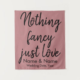 Tapiz Sólidos Bodas rústicos para las decoraciones de la