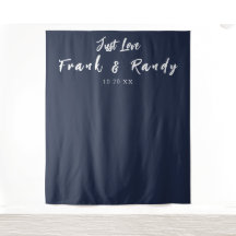 Solo me encanta el fondo de la pared Boda azul de