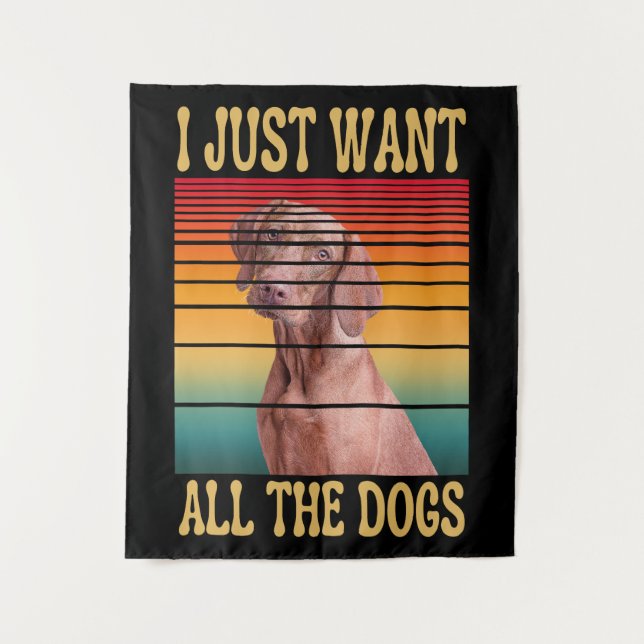 TAPIZ SOLO QUIERO TODOS LOS PERROS (Anverso)