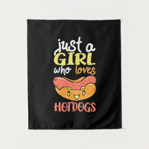 Tapiz Sólo un Chica que ama al perro de Dachshund