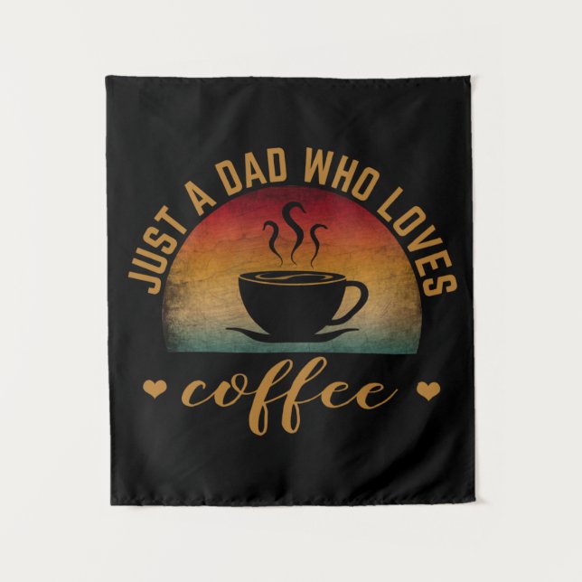 TAPIZ SOLO UN PADRE QUE AMA EL CAFÉ (Anverso)