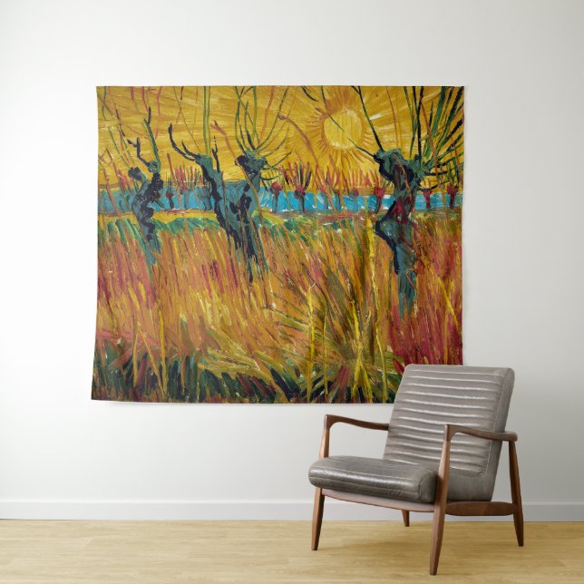 Tapiz Sombras al atardecer | Van Gogh | (In situ (horizontal))