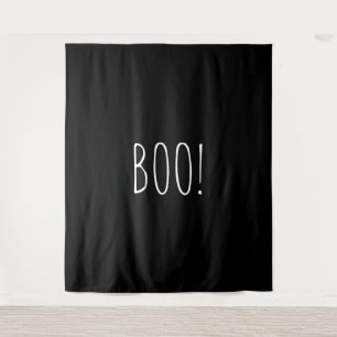 Tapiz Sombreroso negro fondo minimalista de Halloween