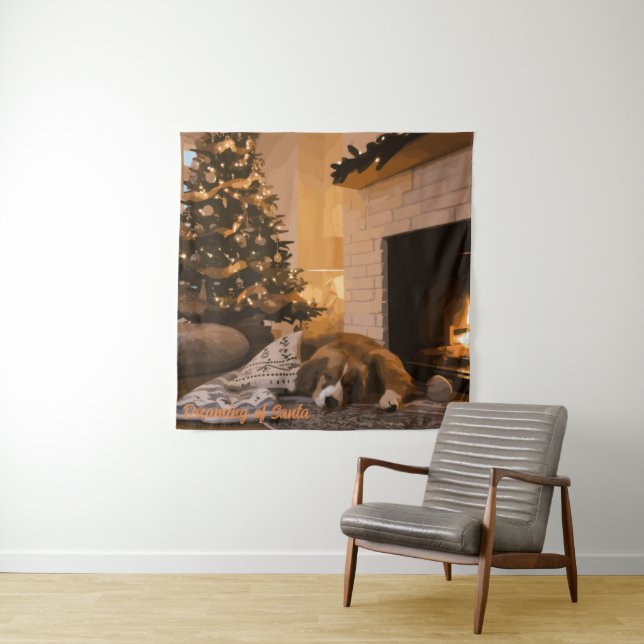 Tapiz Soñando con Santa (In situ)