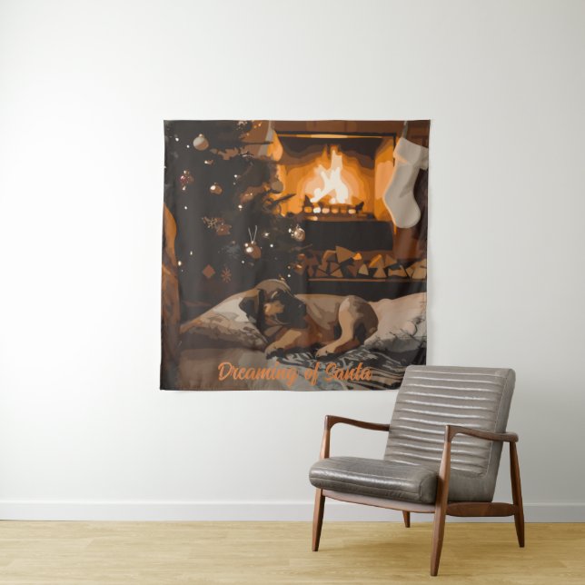 Tapiz Soñando con Santa (In situ)