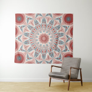 Tapiz Sorprendente arte fractal moderno Kaleidoscope Man