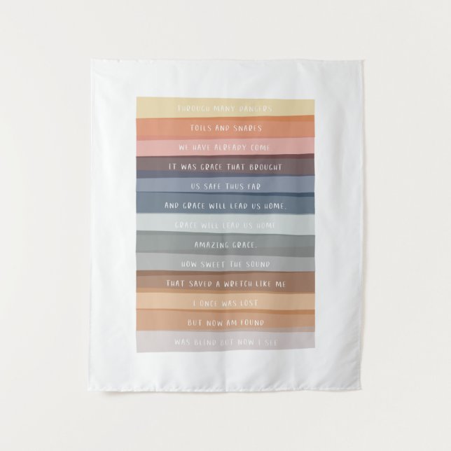 Tapiz Sorprendente arte lírico colorido (Anverso)